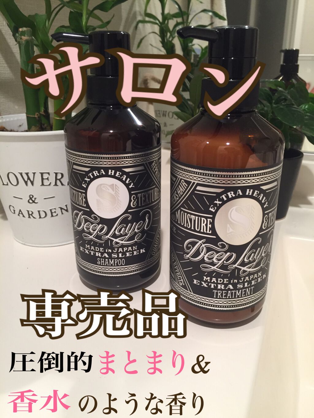 ディープレイヤー シャンプーExS(R) /トリートメントExS(R) /DeepLayer/サロンシャンプーを使ったクチコミ(1枚目)