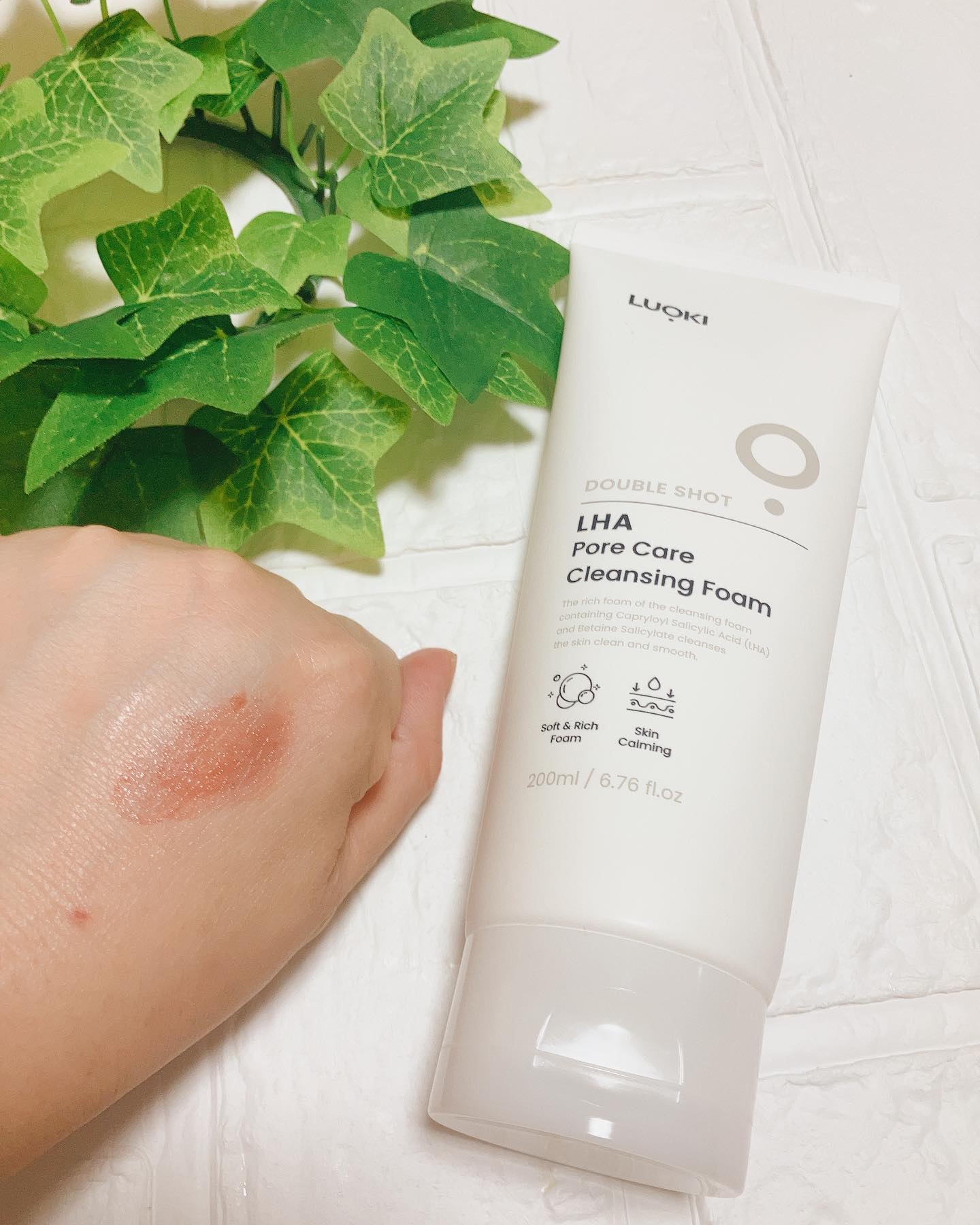 ダブルショットLHA毛穴ケアクレンジングフォーム /LUOKI/クレンジングクリームを使ったクチコミ（3枚目）