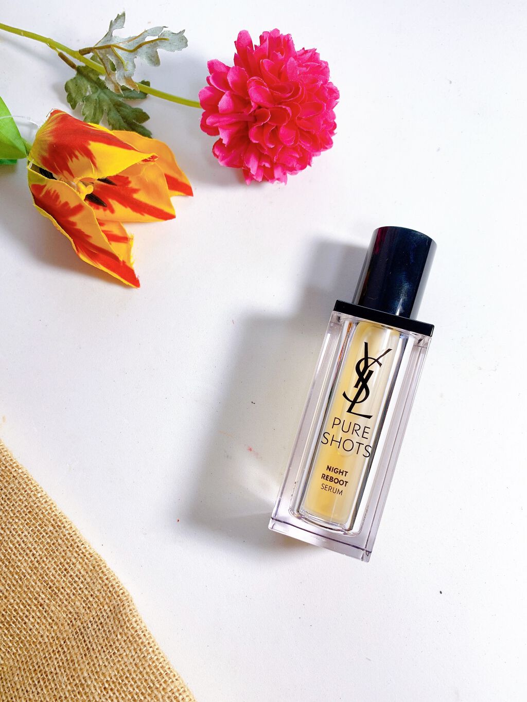 ピュアショット ナイト リチャージセラム/YVES SAINT LAURENT BEAUTE/美容液を使ったクチコミ(6枚目)