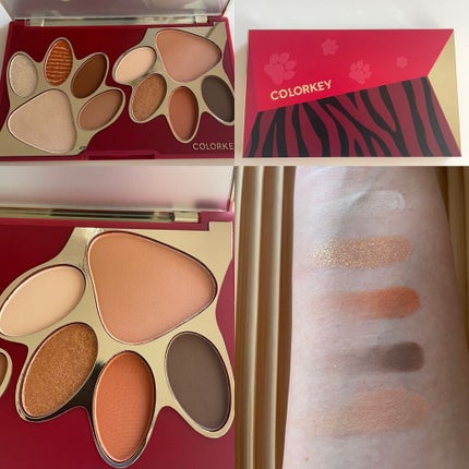 トラ十色アイシャドウパレット/COLORKEY/アイシャドウパレットを使ったクチコミ(2枚目)