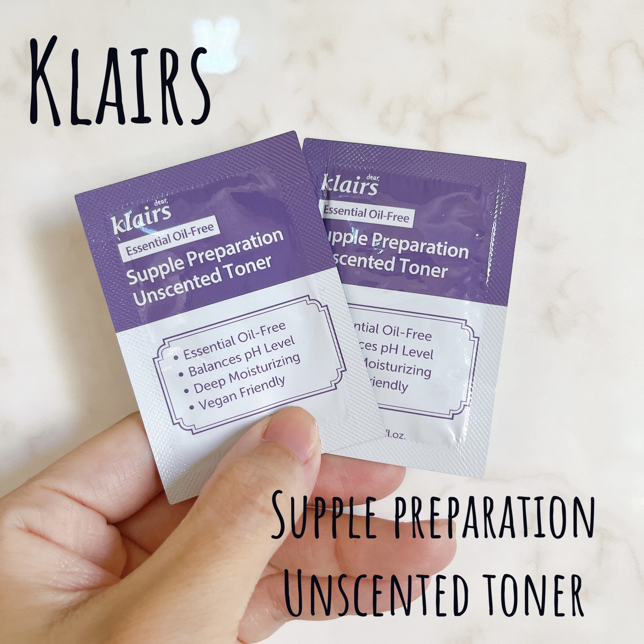 サプルプレパレーションアンセンテッドトナー(180ml)/Klairs/化粧水を使ったクチコミ（1枚目）