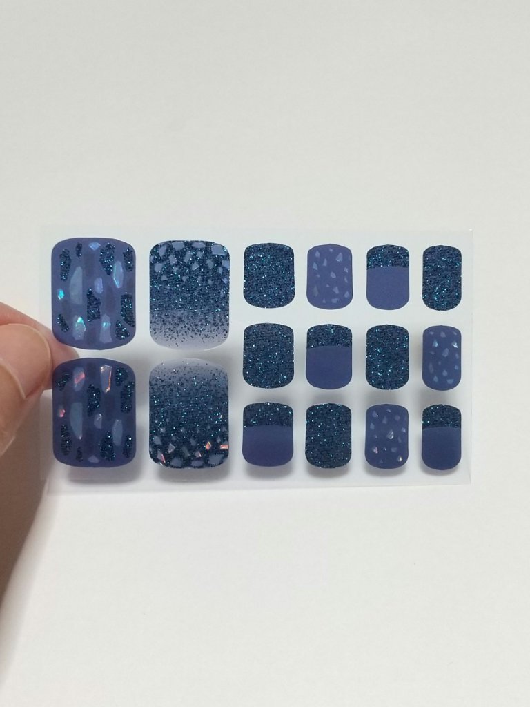 ジェルネイルシール（フット） Ｂ/DAISO/ネイルシールを使ったクチコミ（3枚目）