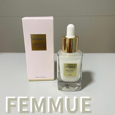 FEMMUE バランスモーメンツのクチコミ「【#FEMMUE 】
.
#バランスモーメンツ
.
肌が落ち着く感じがあっていいです🌿
肌荒れ.....」（1枚目）