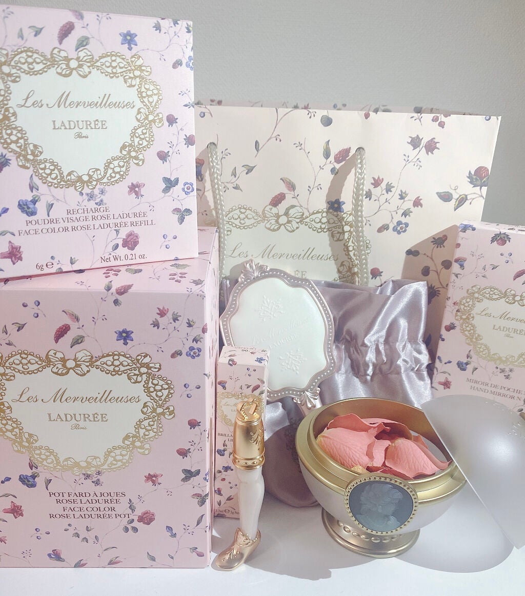 フェイス カラー ローズ ラデュレ/レ・メルヴェイユーズ ラデュレ/パウダーチークを使ったクチコミ(2枚目)