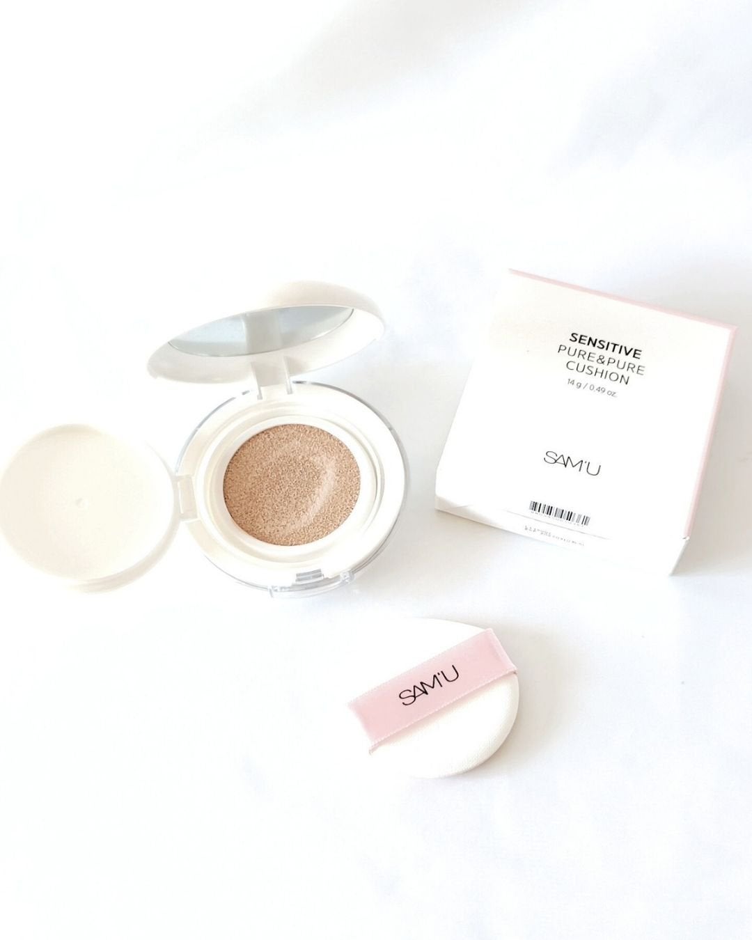 センシティブピュア&ピュアクッション/SAM'U/クッションファンデーションを使ったクチコミ(9枚目)