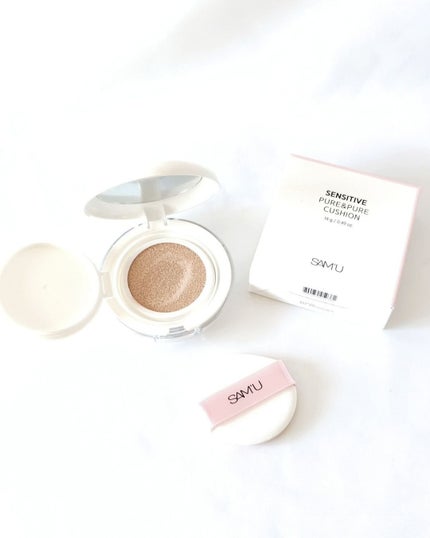 センシティブピュア&ピュアクッション/SAM'U/クッションファンデーションを使ったクチコミ(9枚目)