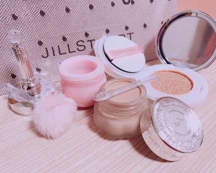 モイストシルク ジェリーファンデーション/JILL STUART/クリーム・エマルジョンファンデーションを使ったクチコミ(2枚目)