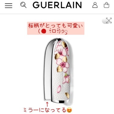  ルージュ ジェ ラグジュリアス ヴェルヴェット/GUERLAIN/口紅を使ったクチコミ（3枚目）