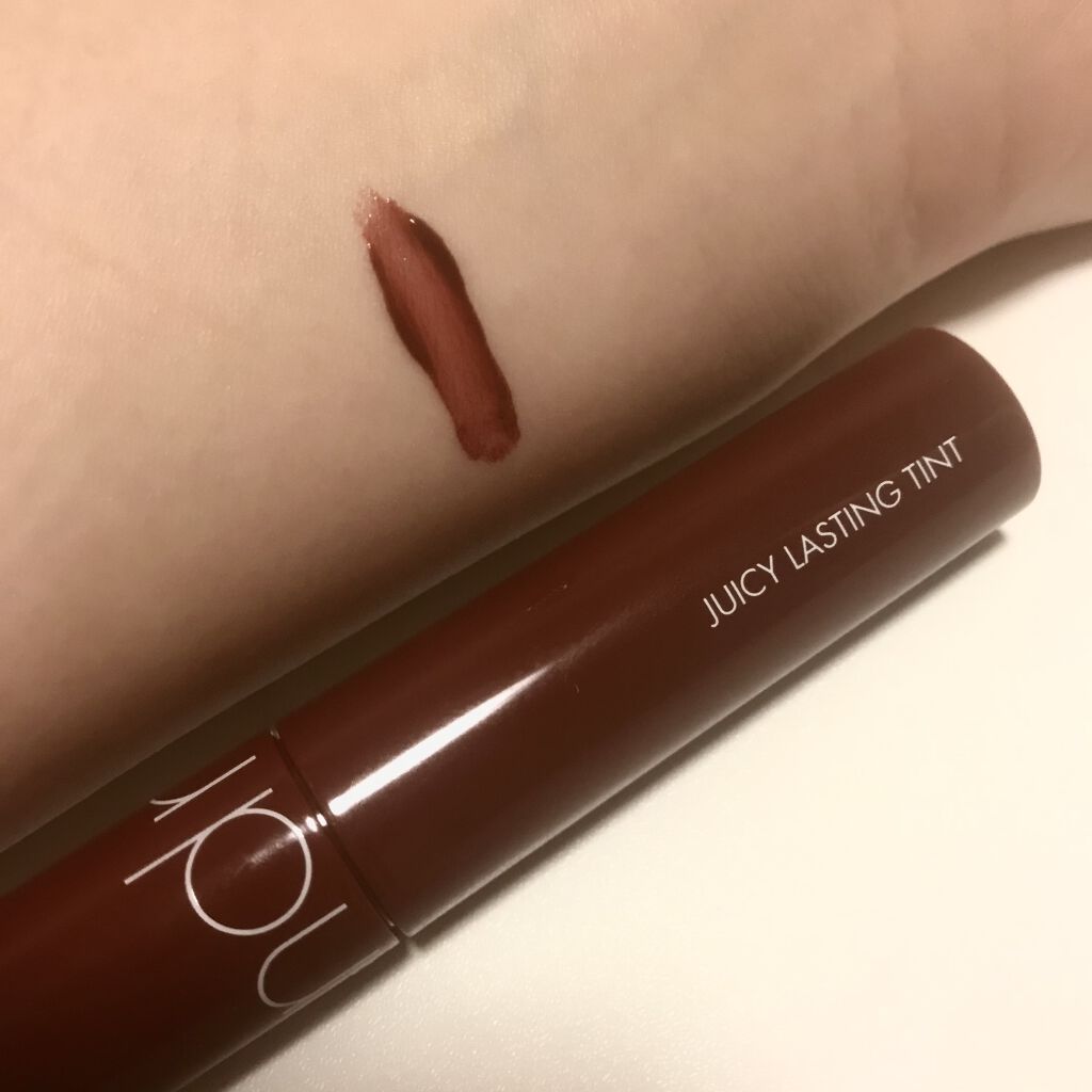 ジューシーラスティングティント/rom&nd/リップティントを使ったクチコミ（1枚目）