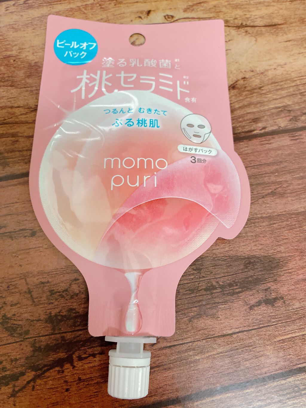 ももぷり フレッシュピールオフパック/ももぷり/ピーリングを使ったクチコミ(1枚目)