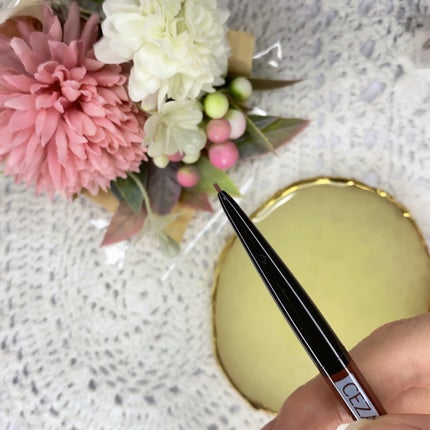 超細芯アイブロウ 06 ベリーブラウン/CEZANNE/アイブロウペンシルを使ったクチコミ(3枚目)