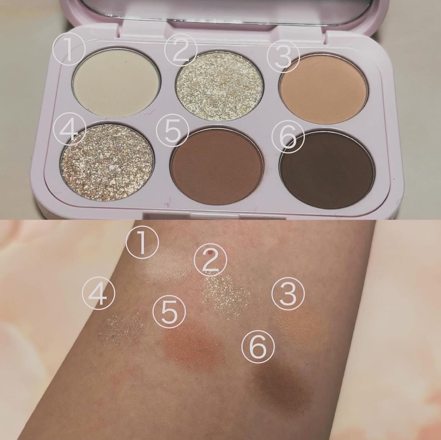 ミニライクアシャドウ/BLESSED MOON/単色アイシャドウを使ったクチコミ(4枚目)