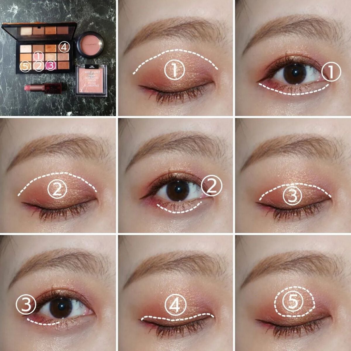 アフターグロー アイシャドーパレット/NARS/アイシャドウパレットを使ったクチコミ(4枚目)