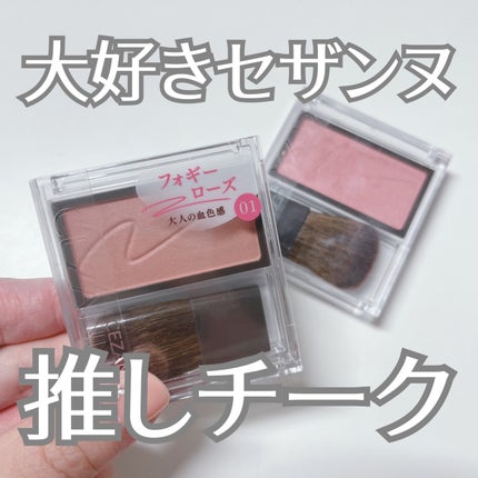 チークブラッシュ/CEZANNE/パウダーチークを使ったクチコミ(1枚目)
