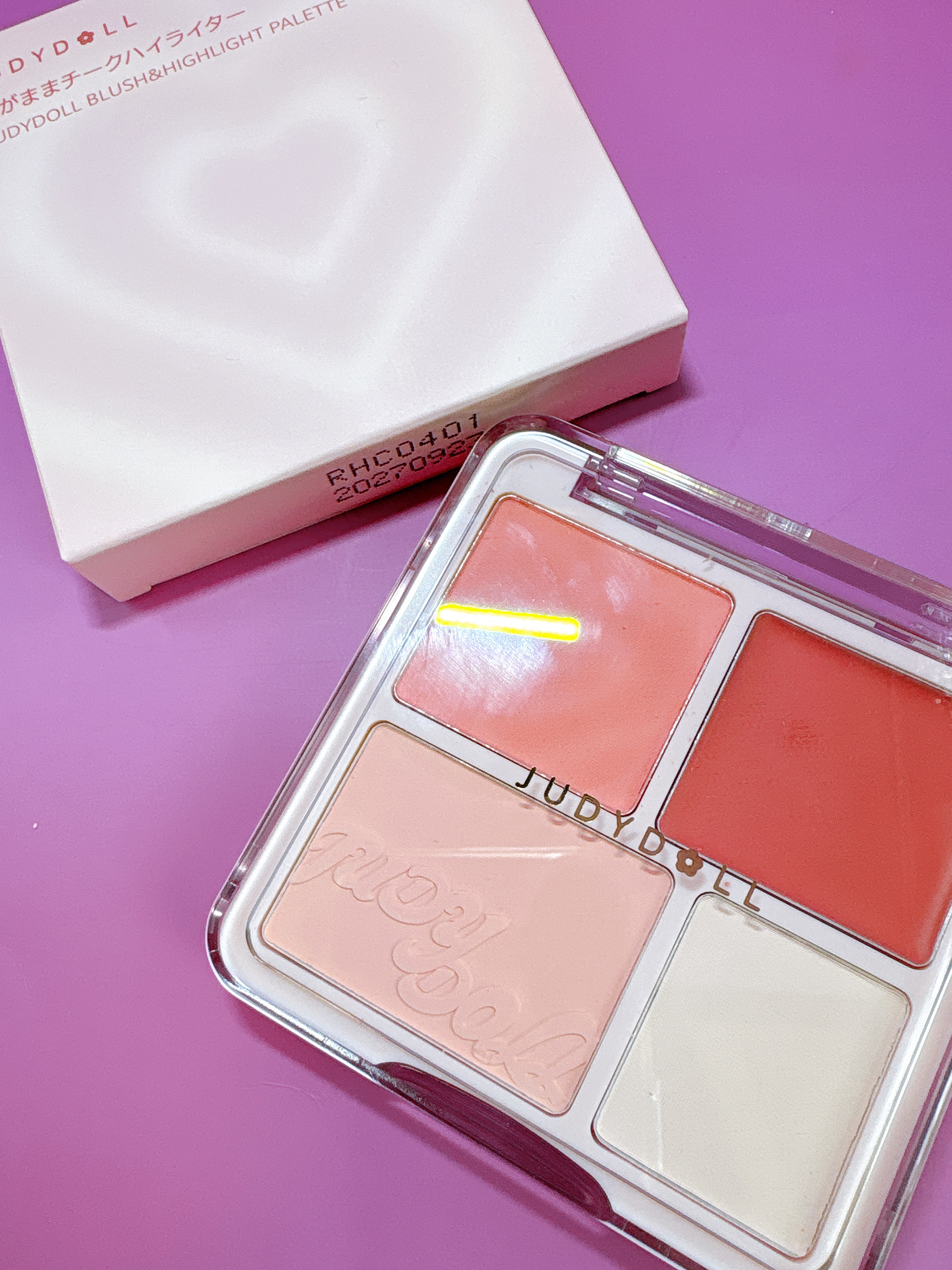 わがままチークハイライター/JUDYDOLL/パウダーチークを使ったクチコミ（2枚目）