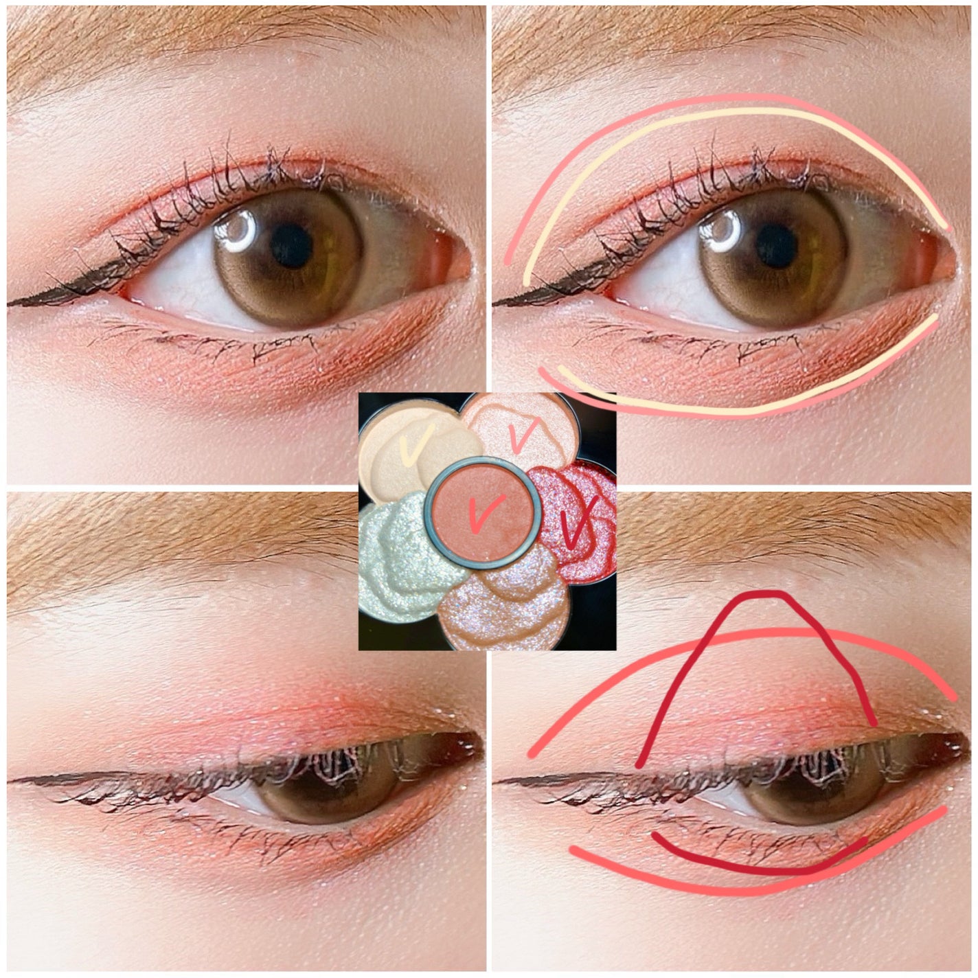 チアリー カラーズ フォー アイズ/MARY QUANT/アイシャドウパレットを使ったクチコミ(6枚目)