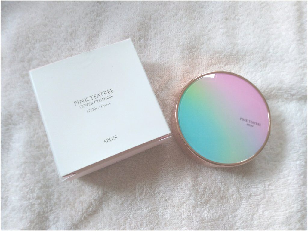 ピンクティーツリーカバークッション/APLIN/クッションファンデーションを使ったクチコミ(1枚目)