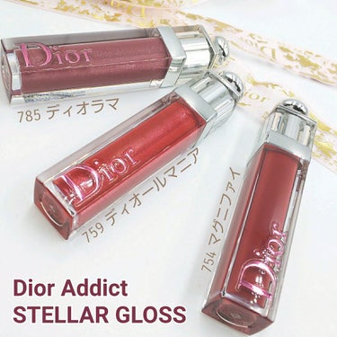【旧】ディオール アディクト ステラー グロス 759 ディオールマニア/Dior/リップグロスを使ったクチコミ（2枚目）