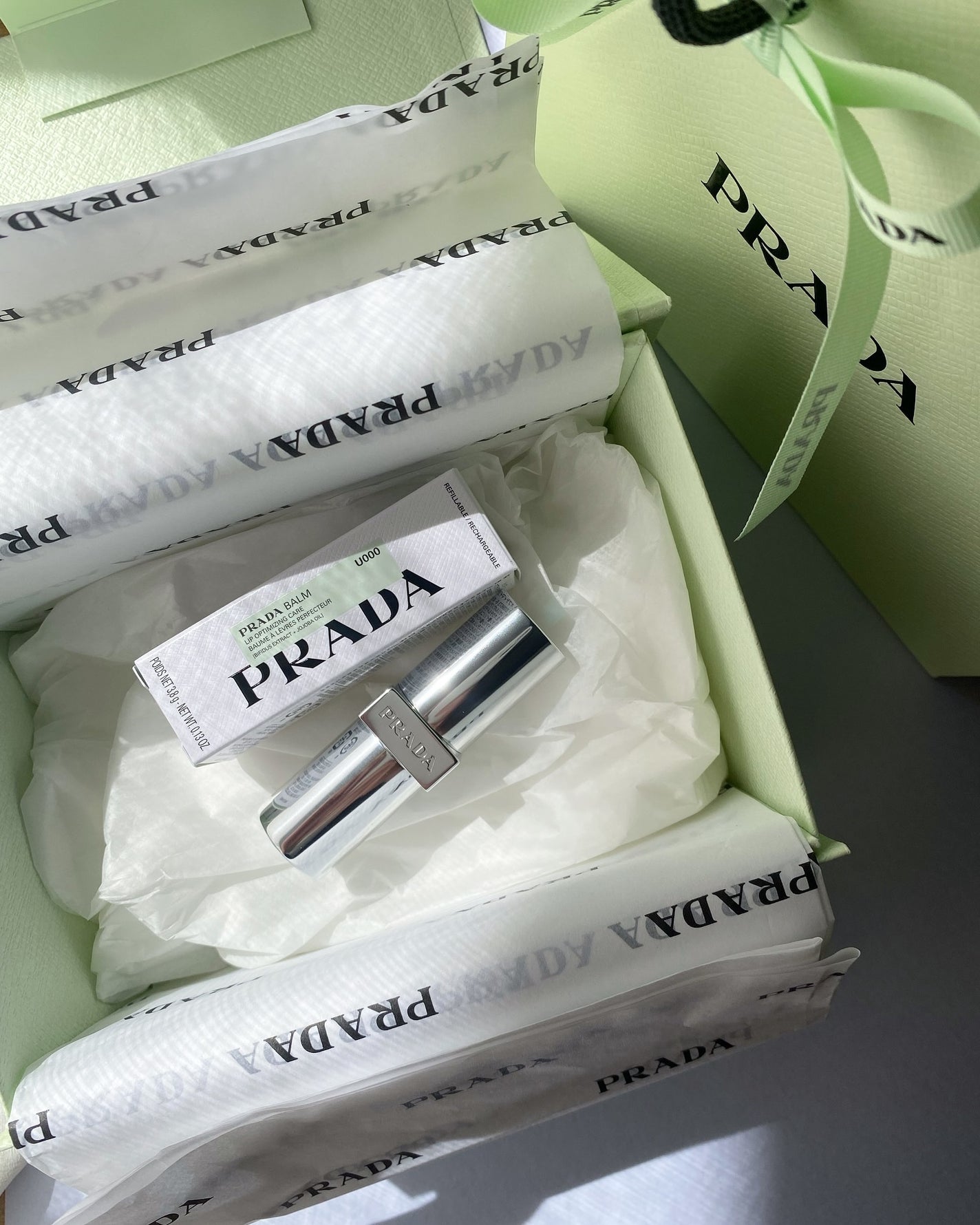 リップ バーム オプティマイジング ケア/PRADA BEAUTY/リップバームを使ったクチコミ(1枚目)