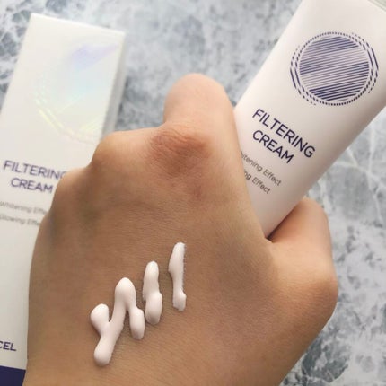 フィルタリングクリーム/DEWYCEL/日焼け止めクリームを使ったクチコミ(2枚目)