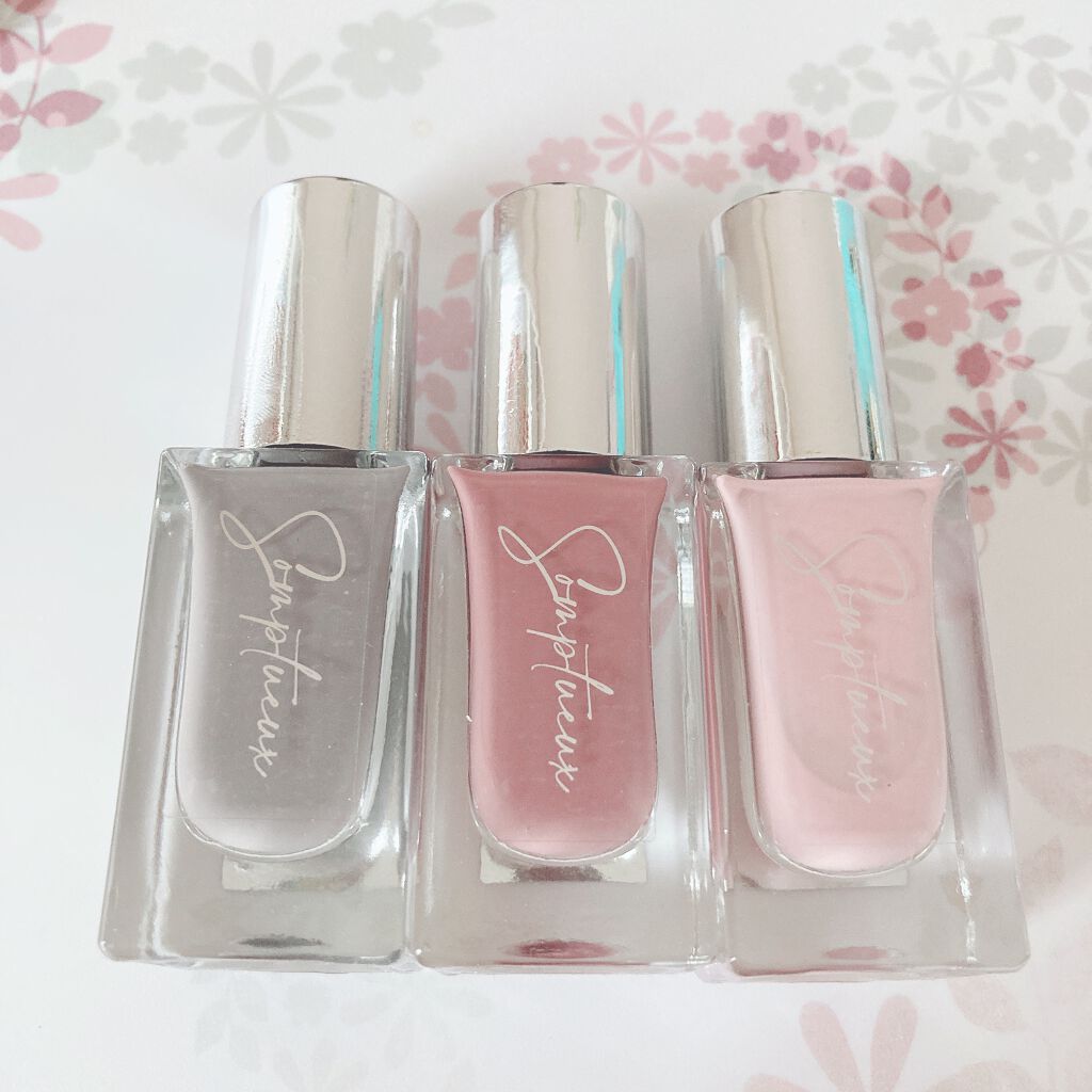 Somptueux(ソンプチュー) ネイルポリッシュ/DAISO/マニキュアを使ったクチコミ（1枚目）