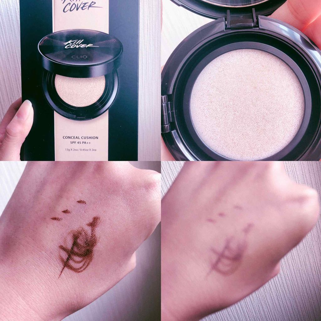キル カバー コンシール クッション/CLIO/クッションファンデーションを使ったクチコミ（3枚目）