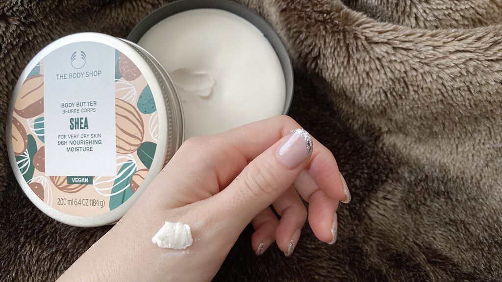 ボディバター シア/THE BODY SHOP/ボディクリームを使ったクチコミ（2枚目）