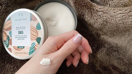 ボディバター シア/THE BODY SHOP/ボディクリームを使ったクチコミ(2枚目)