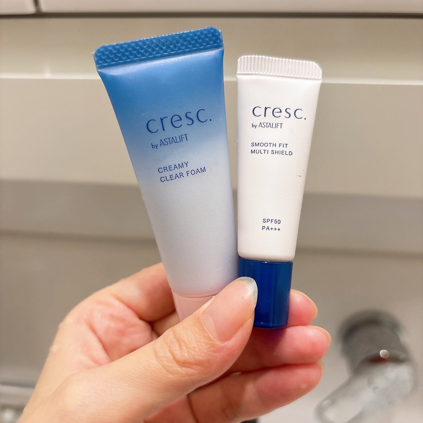 クリーミー クリアフォーム/cresc. by ASTALIFT/洗顔フォームを使ったクチコミ(1枚目)