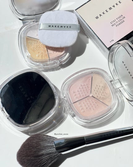 ステイフィクサーマルチカラーパウダー/wakemake/ルースパウダーを使ったクチコミ(3枚目)