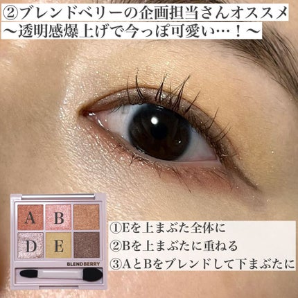 オーラクリエイション/BLEND BERRY/アイシャドウパレットを使ったクチコミ(5枚目)