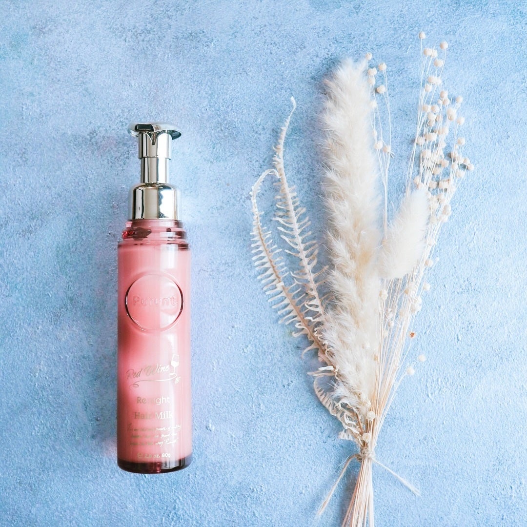 プルント リライト美容液ヘアミルク レッドワイン/Purunt./ヘアミルクを使ったクチコミ(2枚目)