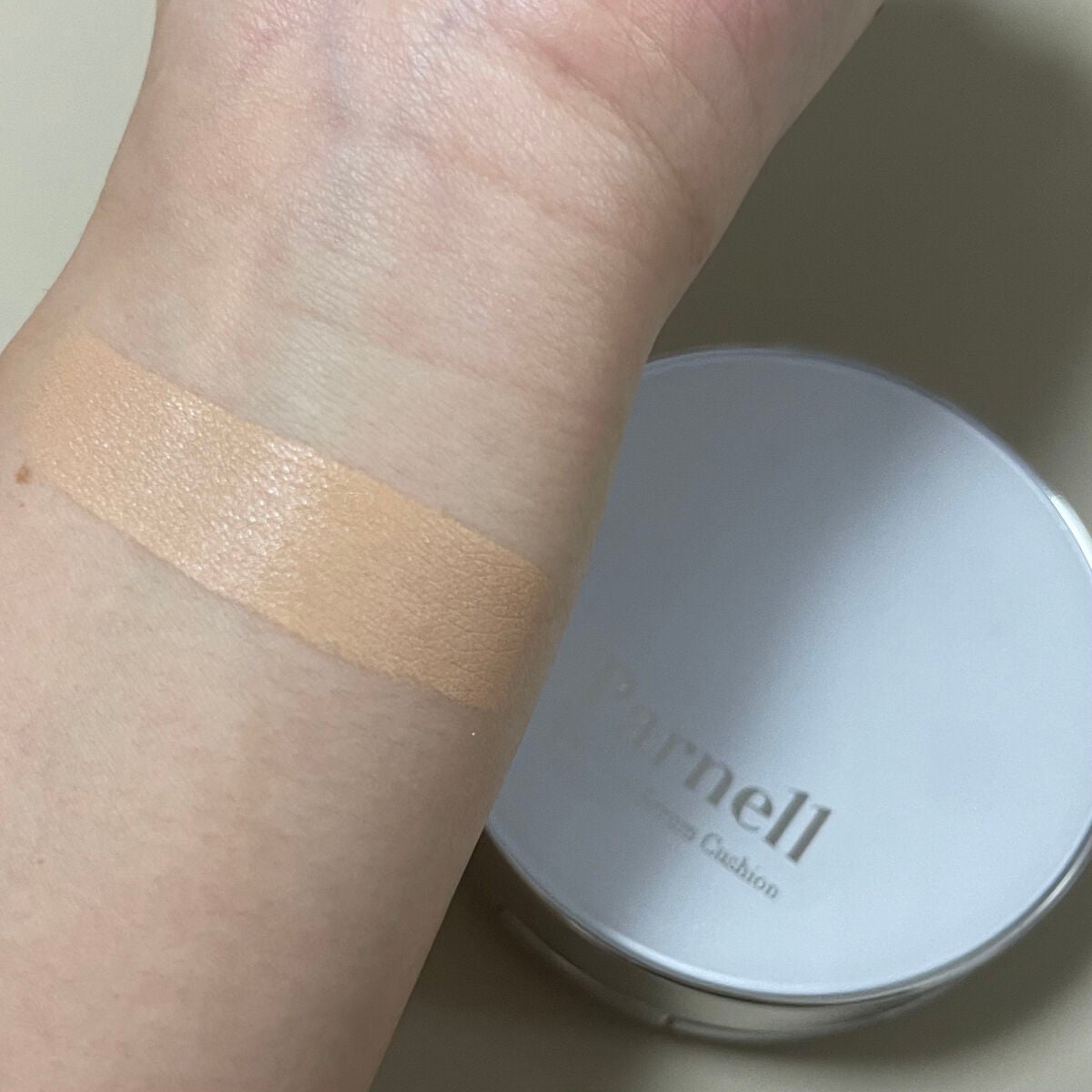 シカマヌ セラム クッションファンデ/parnell/クッションファンデーションを使ったクチコミ(2枚目)