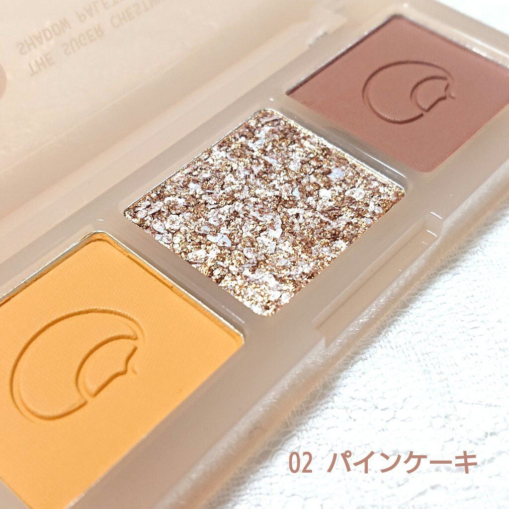 3色マロンアイシャドウパレット/LEEMEMBER/アイシャドウパレットを使ったクチコミ(4枚目)