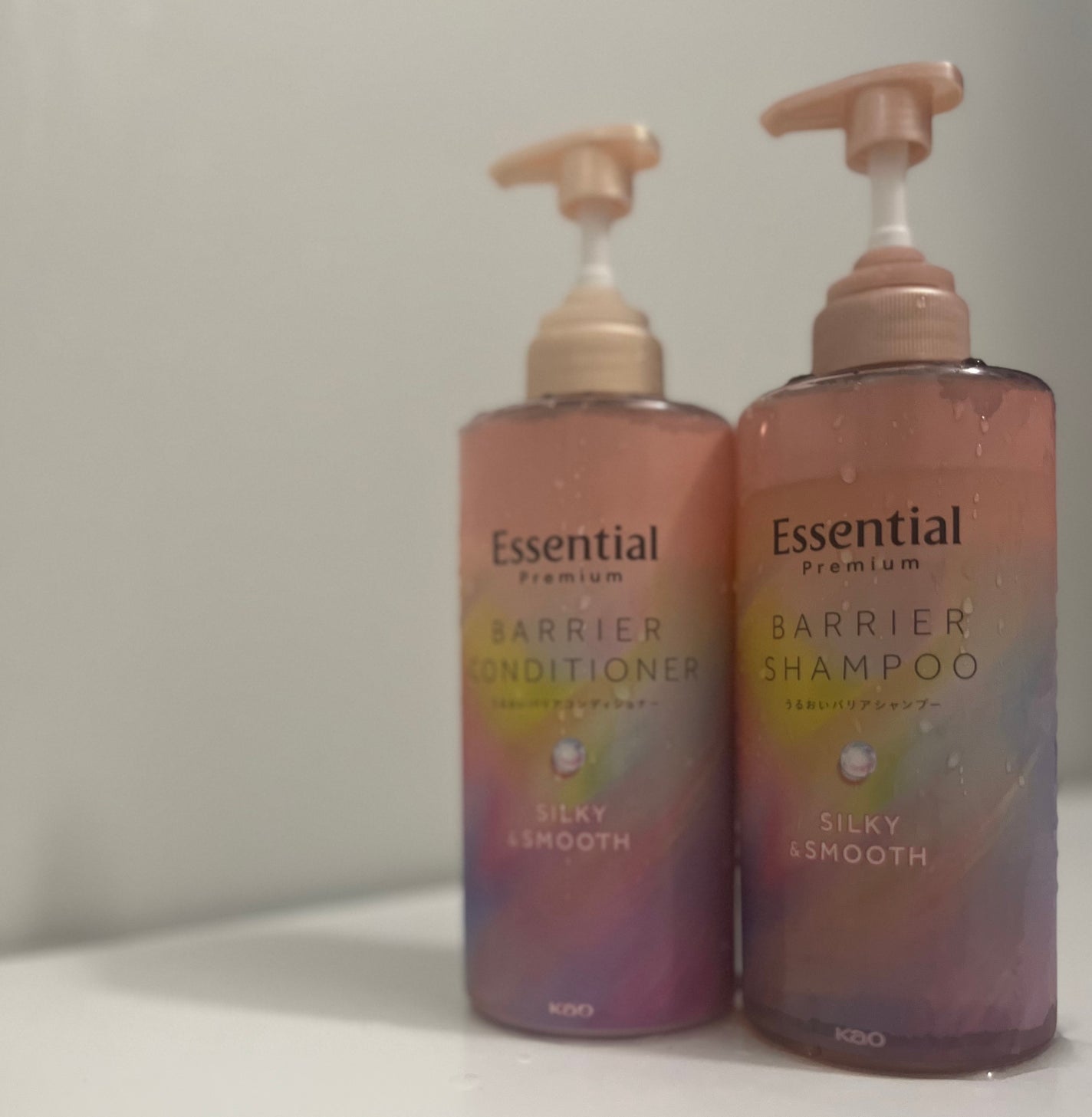 エッセンシャルプレミアム バリアシャンプー・コンディショナー シルキー&スムース/エッセンシャル/市販シャンプーを使ったクチコミ(1枚目)