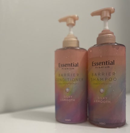 エッセンシャルプレミアム バリアシャンプー・コンディショナー シルキー&スムース/エッセンシャル/市販シャンプーを使ったクチコミ(1枚目)