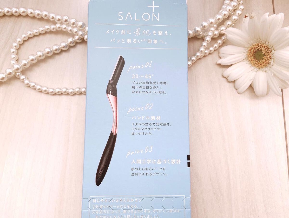 サロンプラス トーンアップ フェイススムーサー ホルダー（刃付き）/サロンプラス/シェーバーを使ったクチコミ（3枚目）