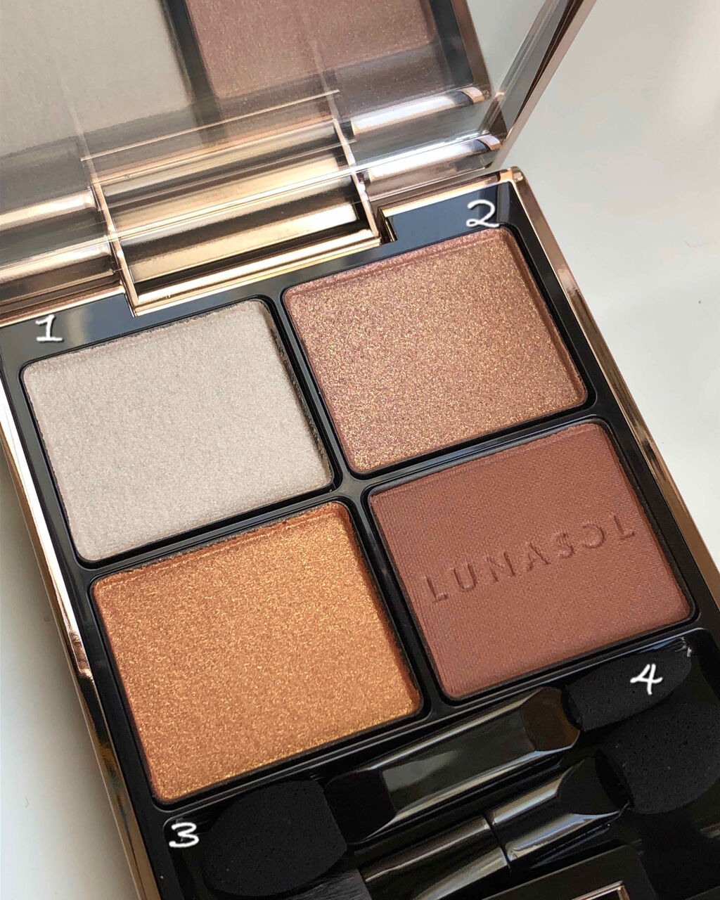 アイカラーレーション/LUNASOL/アイシャドウパレットを使ったクチコミ（2枚目）