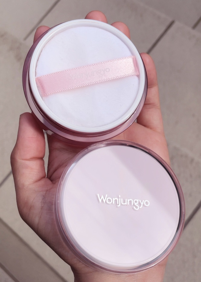 ウォンジョンヨ フィクシングブラーパウダー N 01 プレーンピンク/Wonjungyo/ルースパウダーを使ったクチコミ（3枚目）