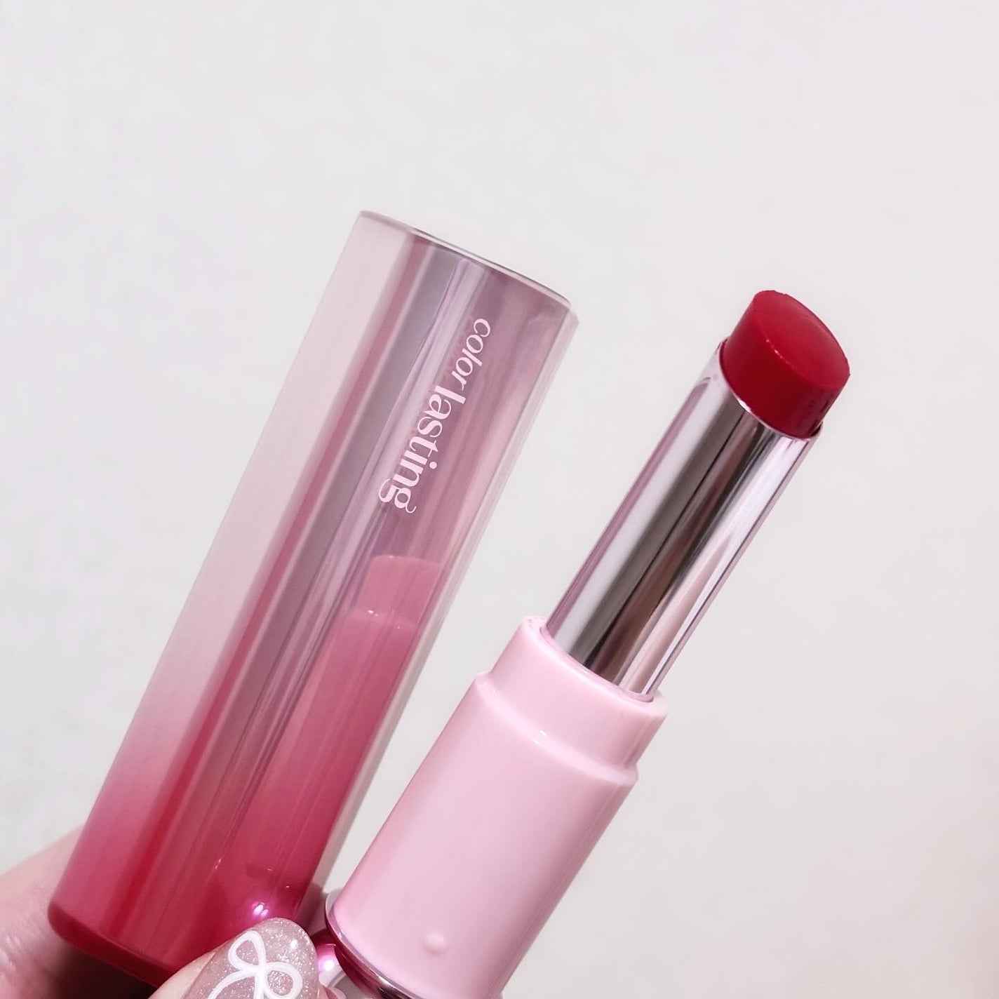 カラーラスティンググロウスティック/ETUDE/口紅を使ったクチコミ(4枚目)