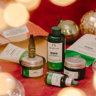 THE BODY SHOP ＥＤＷ バウンシィジェリーミストのクチコミ「ホリデーギフトに
大人気のEDWシリーズも🎄✨

乾燥するこのシーズンには
スキンケアアイテム.....」（1枚目）