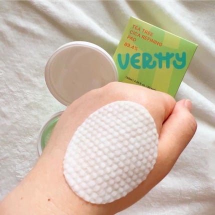 ティーツリー シカ89.4% リファイニングパッド/Vertty/トナーパッドを使ったクチコミ(8枚目)