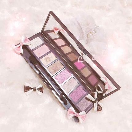 グラマラスリッチ アイパレット (クリスマスコフレ 2018)/Visée/メイクアップキットを使ったクチコミ(2枚目)