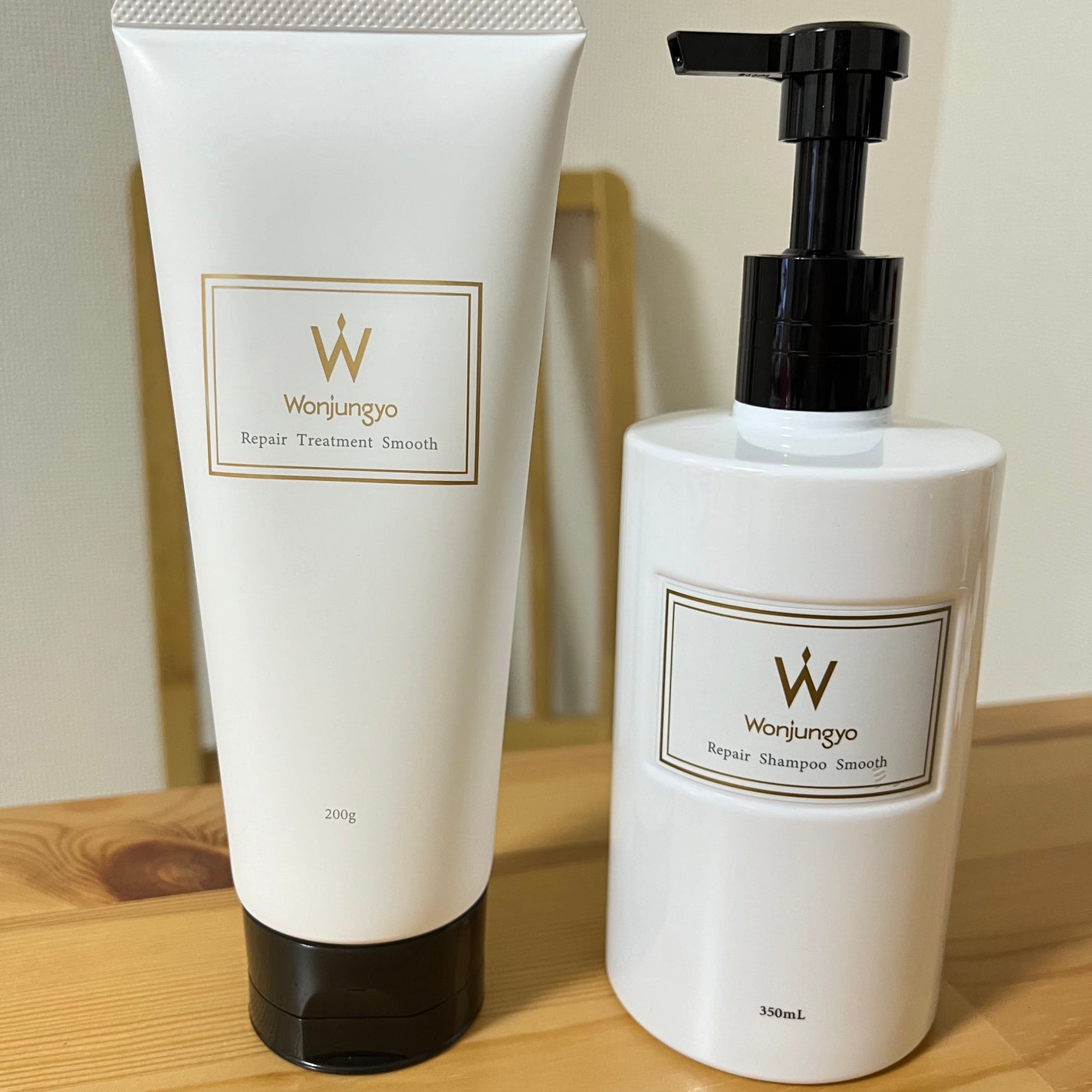 ウォンジョンヨ リペアシャンプー スムース/リペアトリートメント スムース/Wonjungyo/市販シャンプーを使ったクチコミ(1枚目)