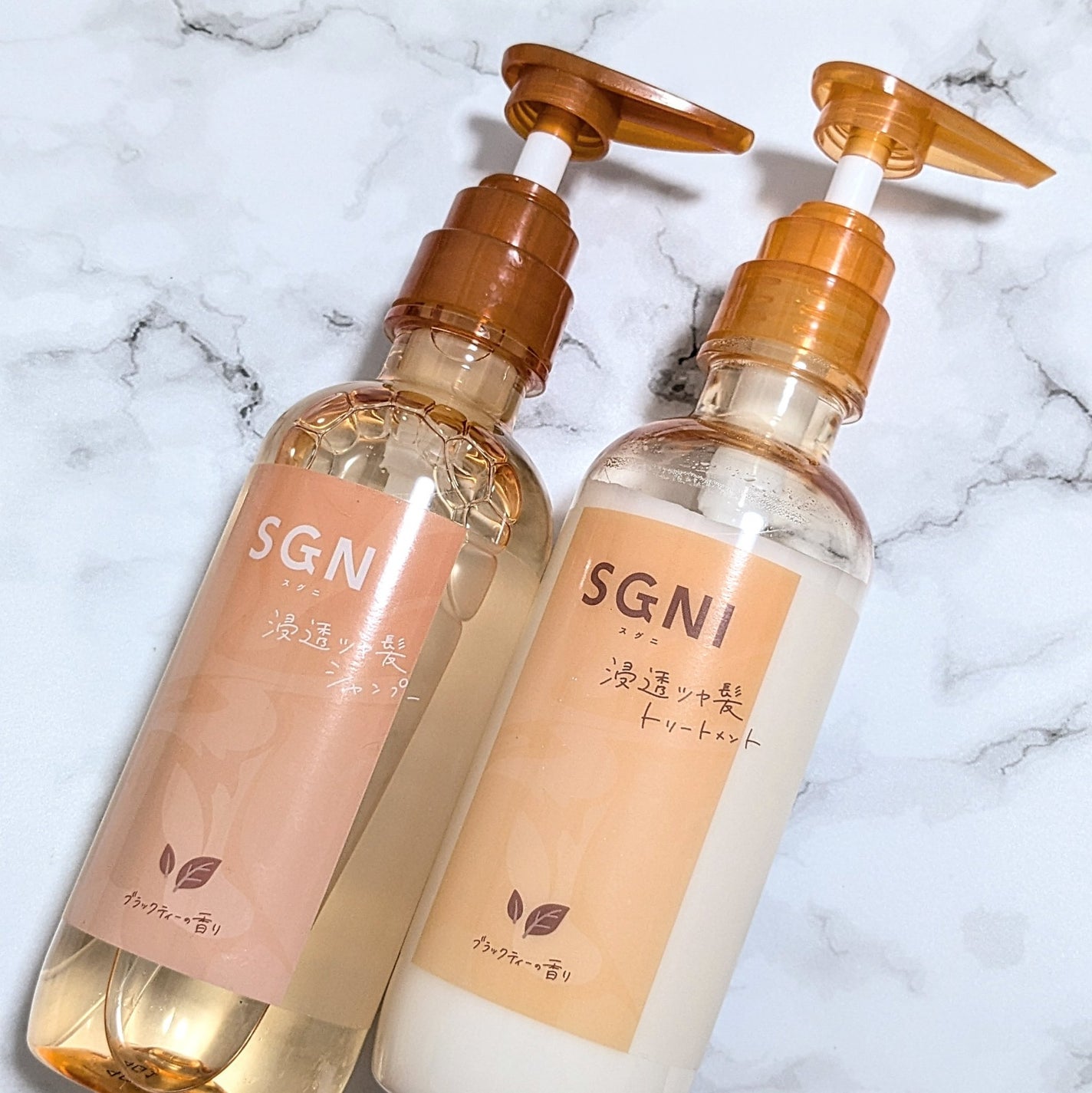 スグニ 浸透ツヤ髪 シャンプー/トリートメント/SGNI/市販シャンプーを使ったクチコミ(1枚目)