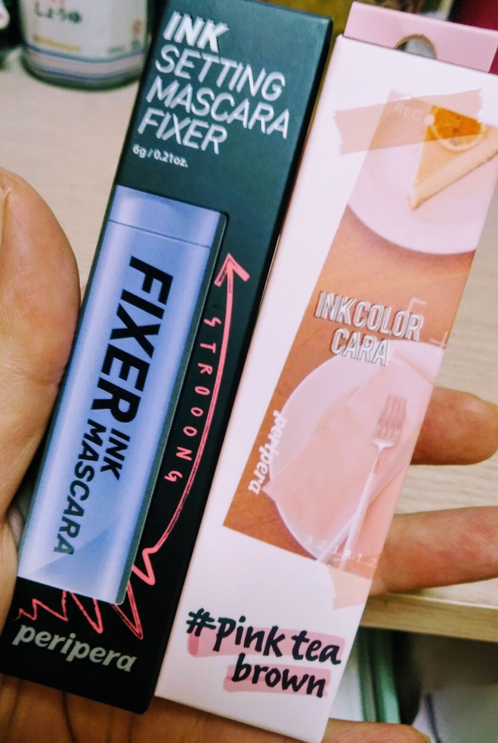 ペリペラ インク セッティング マスカラ フィクサー/PERIPERA/マスカラ下地を使ったクチコミ（1枚目）