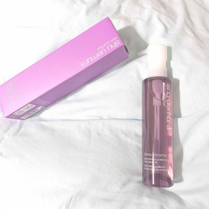 ブランクロマ ライト&ポリッシュ クレンジング オイル/shu uemura/オイルクレンジングを使ったクチコミ(1枚目)