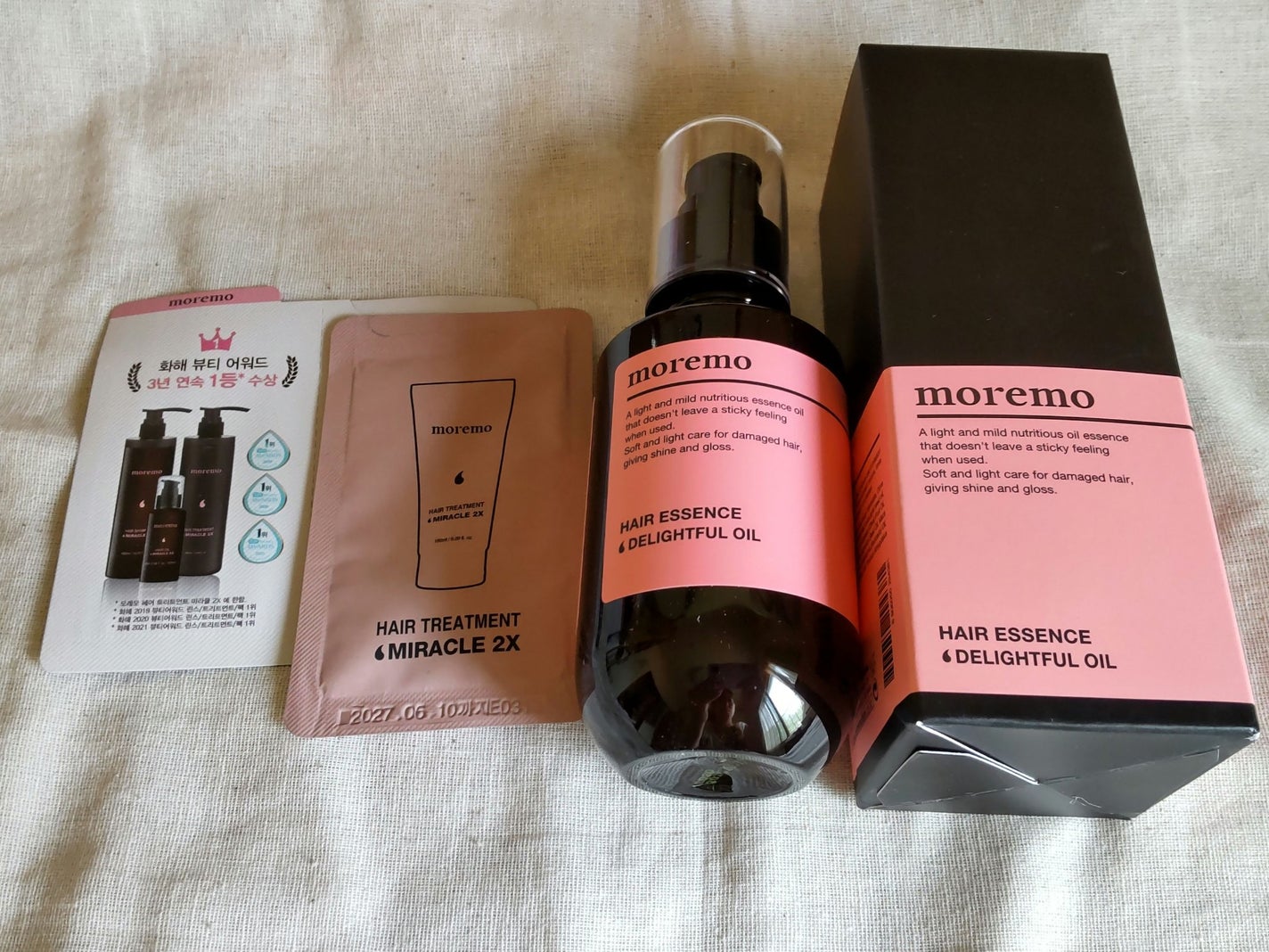ヘアエッセンスディライトフルオイル 70ml / Hair Essence Delightful Oil 70ml/moremo/ヘアオイルを使ったクチコミ(2枚目)