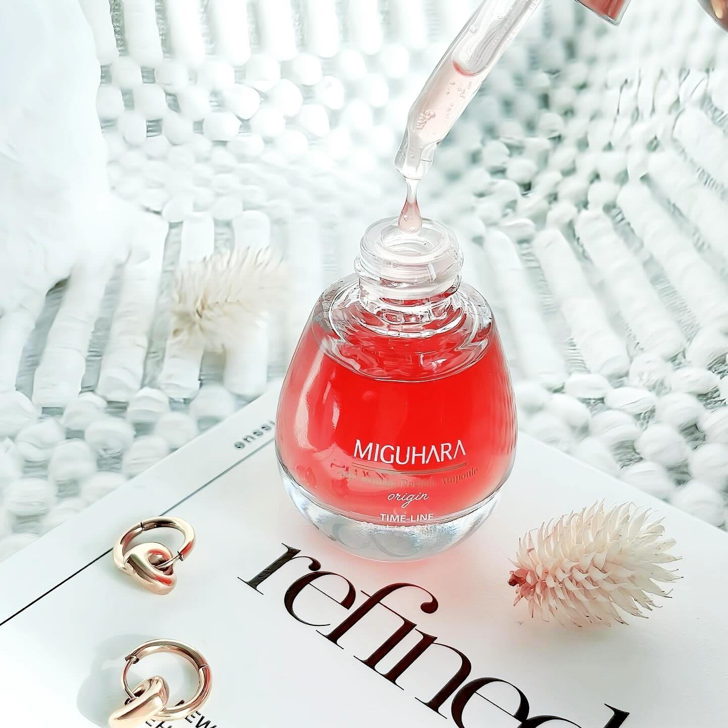 アンチリンクルエフェクトアンプルオリジン/MIGUHARA/美容液を使ったクチコミ（2枚目）