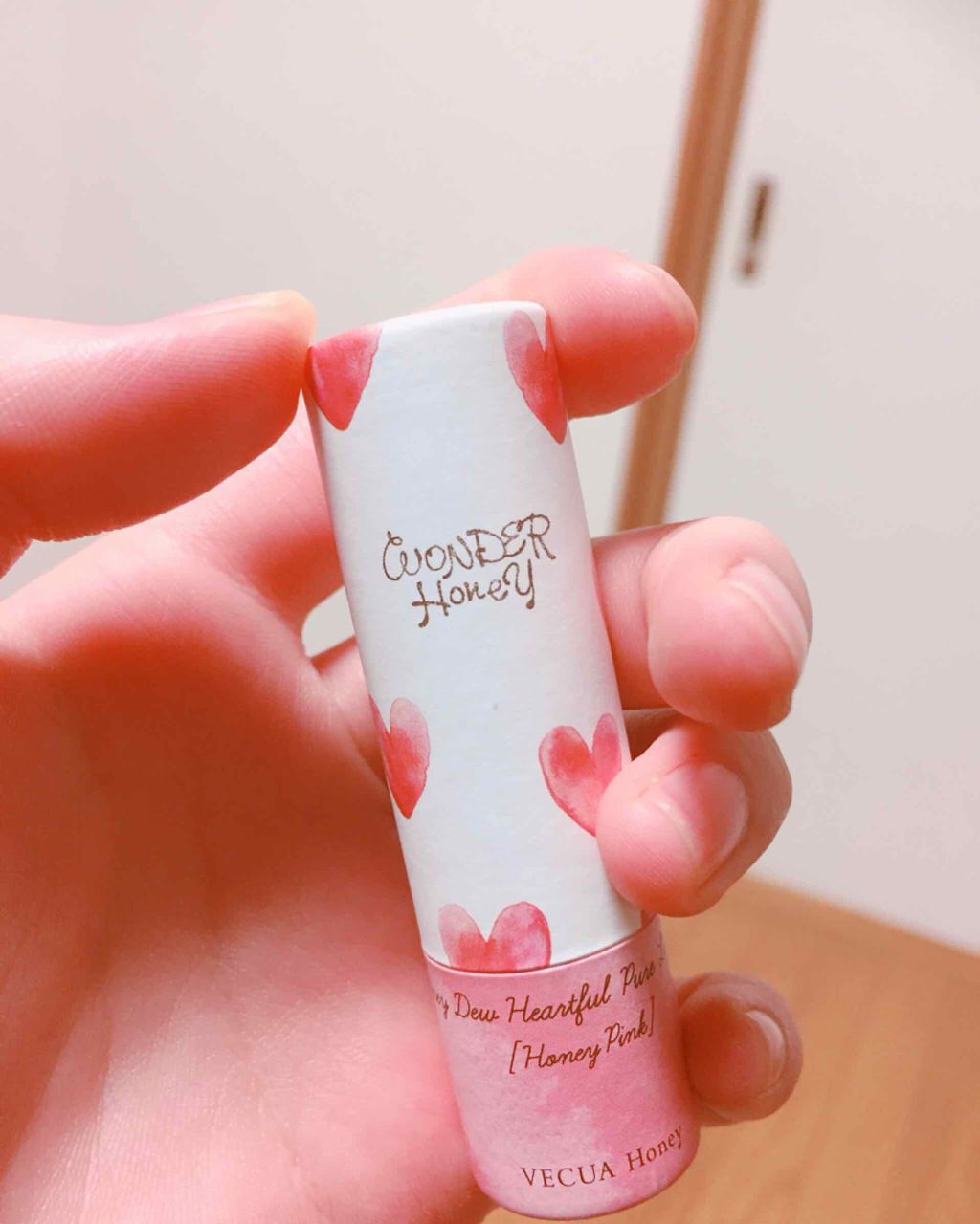ワンダーハニー ハートフルなピュアリップ/VECUA Honey/口紅を使ったクチコミ(2枚目)